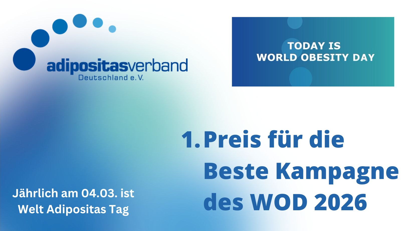 1. Platz für die Kampagne 2025