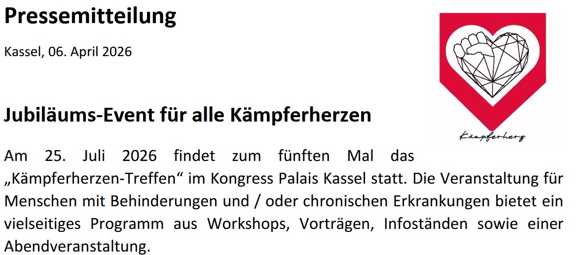 Jubiläums-Event für alle Kämpferherzen